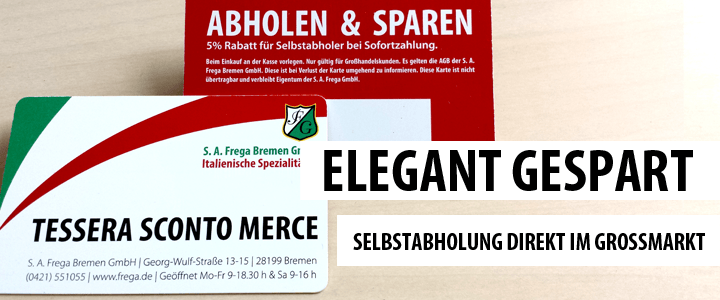 S.A. Frega - Service - Selbstabholer